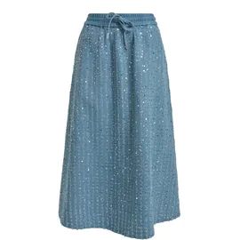 Milano Italy A-Linien-Rock Damen Blau 44