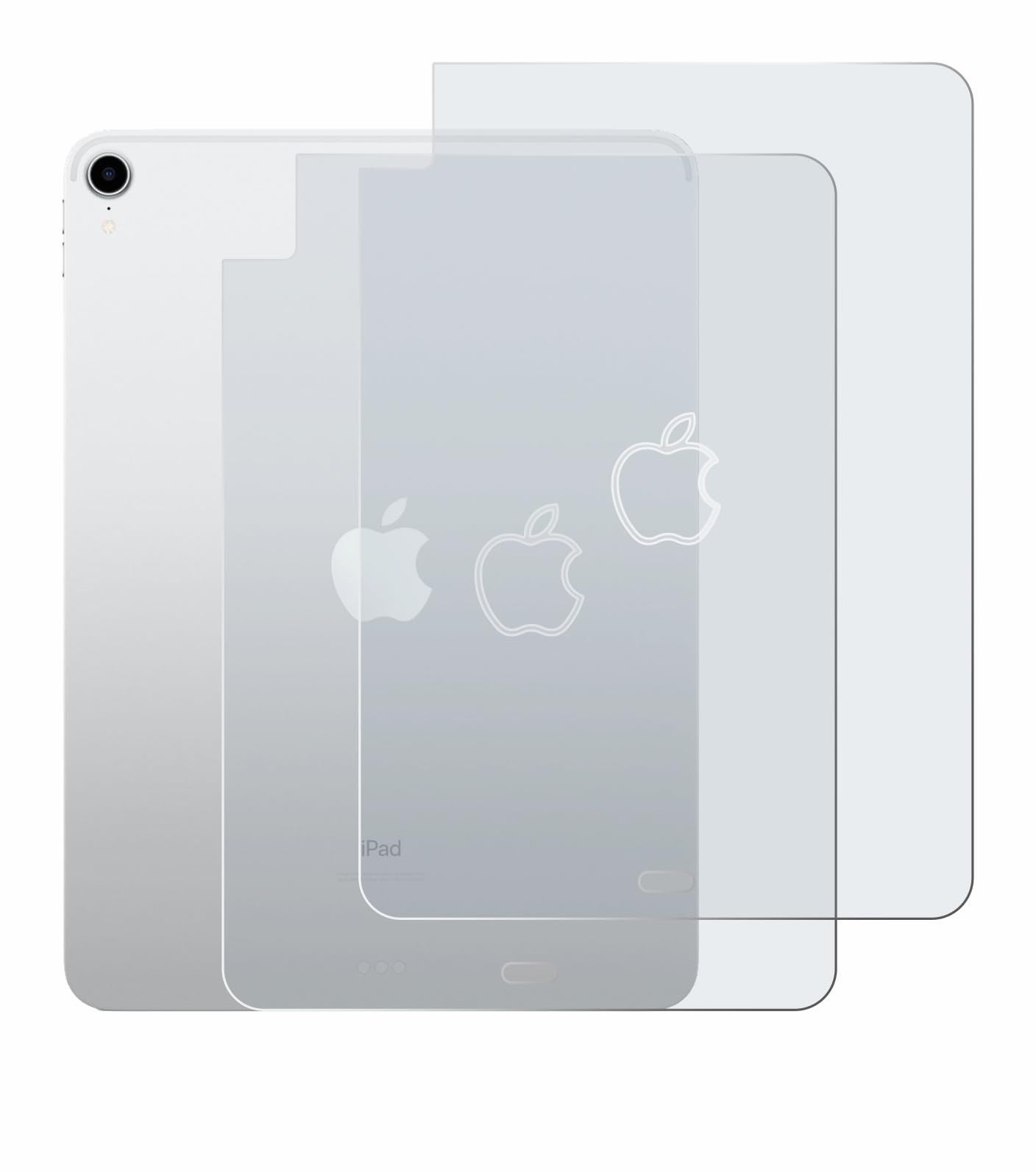 BROTECT Entspiegelungs-Schutzfolie für Apple iPad Air 4 2020 (Rückseite) (2 Stück) Matte Displayschutz-Folie, Anti-Reflex, Anti-Fingerprint