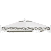 Trendline Ersatzdach für Pavillon Korsika Weiß Pavillondach