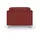 Cotta Sessel COTTA Maranello 118 x 86 x 93 cm Rot