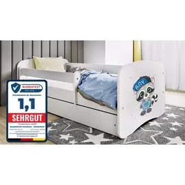 raumhirsch furniture Kinderbett 80 x 180 cm Holzwerkstoff weiß