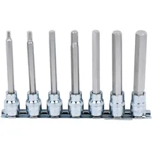 KS Tools 3/8" CHROMEplus Bit-Stecknuss-Satz Innensechskant 7-tlg.