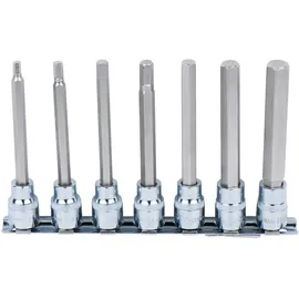 KS Tools 3/8" CHROMEplus Bit-Stecknuss-Satz Innensechskant 7-tlg.