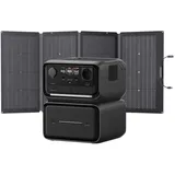 ECOFLOW RIVER 3 Max Plus Tragbare Powerstation & 220 W Solarpanel, 858 Wh LFP Batterie, bis zu 1 200 W Leistung