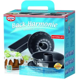 Dr. Oetker 4er Backformen-Set BackHarmonie