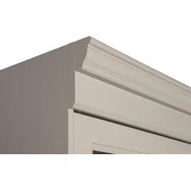 Woood Vitrine Chow 105 x 40 x 215 cm Grau