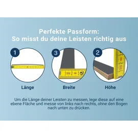 Betten-ABC Ersatz Federholzleisten 5er Set 2,4 cm x 90 cm