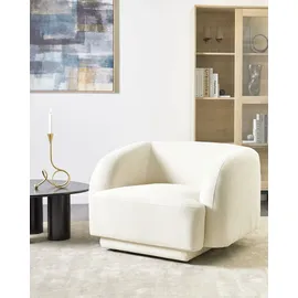 Beliani Sessel Skjanes Stoff Hellbeige