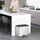 Eko Tretmülleimer Essential 2x15 L Mattsilber - Silber