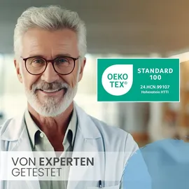 eloneo Bett und Sofa Keilkissen Grau