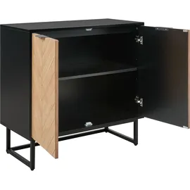 Beliani SIDEBOARD Schwarz
