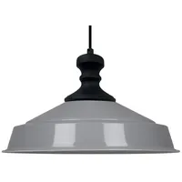 Bamyum Asletl Industrial Grau Metall Lampe