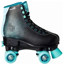 Muuwmi Rollschuh Disco Gr. 35-38, Rollschuhe - türkis/schwarz