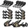 STAHLWERK Spanngurte 8er Set 5 m x 25 mm 800 kg