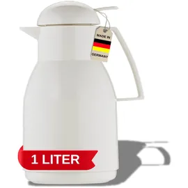 Helios Thermoskanne 1 l Weiß