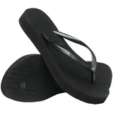 havaianas – Slim Flatform Zehentrenner,Schwarz,33/34 EU