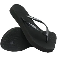 havaianas – Slim Flatform Zehentrenner,Schwarz,33/34 EU