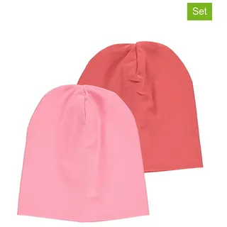 Fred ́s World by GREEN COTTON 2er-Set: Beanies in Pink - 80/86