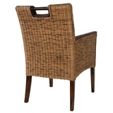 soma Sessel Soma Esszimmer Stuhl Rattan Armlehner Sessel Bilbao vollgepolstert Pol, Stuhl Sessel Sitzplatz Sitzmöbel bunt