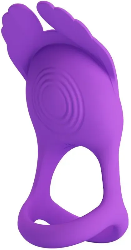PRETTY LOVE - SILAS VIBRANT PENIS RING 7 VIBRATIONEN LILA SILIKON