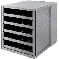 HAN Schubladenbox SCHRANK-SET KARMA mind. 80% Recycling-Kunststoff mit 5