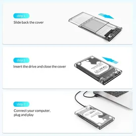 Logilink Festplattengehäuse 2,5" 1 x SATA USB 3,0
