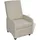 vidaXL Sessel vidaXL Kunstleder 70 x 75 x 80 cm Creme mit Liegeposition