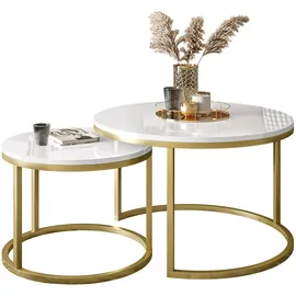 lookway CIRI Gold/Weiß Holzwerkstoff 70 x 48 cm