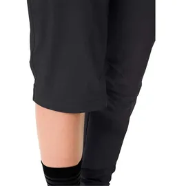 Vaude Farley Stretch Capri T-Zip III Hose Damen Schwarz 40