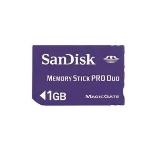 Sandisk Memory Stick PRO DUO 1GB Speicherkarte