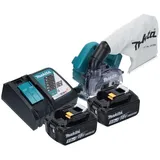 Makita - Dcc 500 Rt Akku Diamantschneider 18 V 125 Mm Brushless + 2x Akku 5,0 Ah + Ladegerät