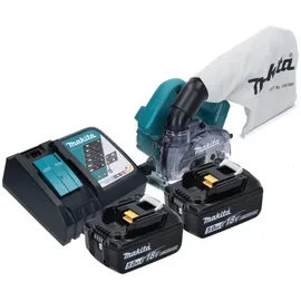 Makita - Dcc 500 Rt Akku Diamantschneider 18 V 125 Mm Brushless + 2x Akku 5,0 Ah + Ladegerät