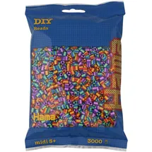 Hama Bügelperlen Midi 3000 Stück gestreift