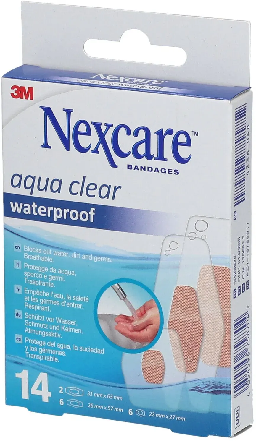 NexcareTM aqua clear waterproof