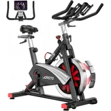 JOROTO X2|X2PRO Heimtrainer Fahrrad, Leises Ergometer Hometrainer Fahrrad mit Einstellbarem Magnetischem Widerstand, LCD-Monitor & 12,6" Tablet-Halter, für Kardiotraining zu Hause, Bis 160KG