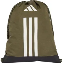 adidas Unisex ADIDAS TRAINING GYMSACK, Olive Strata/White, One Size