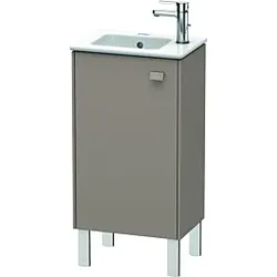 Duravit Brioso Waschtischunterbau BR4400L4343 420x683mm Basalt Matt, Tür links