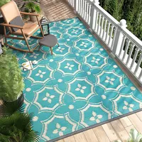 TWSOUL In-& Outdoor Teppich, Vorzeltteppich Outdoor Markisenteppich, Picknick-Unterlagen für Balkon, Garten, Balkon, Terrasse - Carpet (120x180 cm)