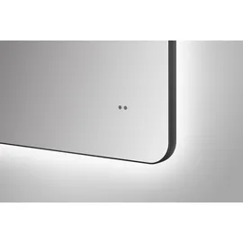 Talos Spiegel TALOS "TALOS Treviso schwarz 120x70 cm - Hand Wave Sensor Funktion - horizontal und vertikal aufhängba... - schwarz