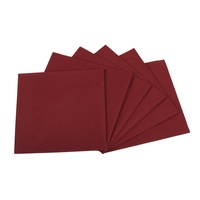 Funny Zelltuchservietten | 33 x 33 cm, 1/4 Falz, 3-lagig, bordeaux|4er Pack (4 x 250 Stück)