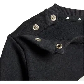 adidas Essentials Kinder Jogginganzug, schwarz - black/white 80