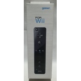 Gamer Wii Remote Plus Controller Black for Nitnendo Wii incl. Wii Remote Jacket