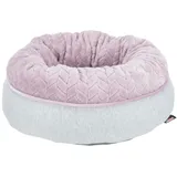 Trixie Junior bed round ø 40 cm hellgrau/flieder