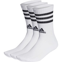 adidas Unisex Crew Socken, White/Black, XL