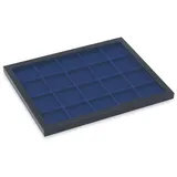 Safe-Album Münzetui Flache Münzbox Echtglas-Deckel Nr. 8341 20 x 41 mm Ø (quadratisch) schwarz