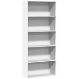 vidaXL Bücherregal Weiß 80x30x189 cm Holzwerkstoff