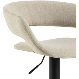 Actona 2er Set Actona Barhocker Grace Stoff Beige Sand