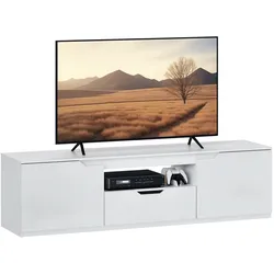 HOMCOM TV Schrank Spanplatte, MDF