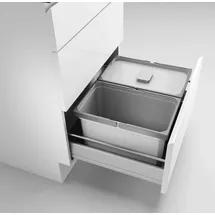 Naber Einbaumülleimer NABER Cox® Box 220/600-2, hellgrau
