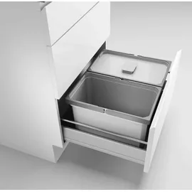 Naber Einbaumülleimer NABER Cox® Box 220/600-2, hellgrau